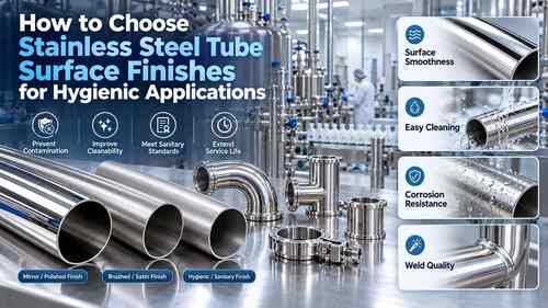 latest company news about How to Choose Stainless Steel Tube Surface Finishes for Hygienic Applications