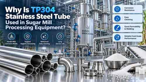 latest company news about Why Is TP304 Stainless Steel Tube Used in Sugar Mill Processing Equipment