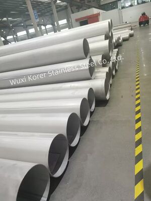 Tubo Soldado ASME SA312 10 Polegadas Tubulação de Aço ERW para Transporte Industrial de Fluidos